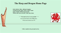 Desktop Screenshot of harpanddragon.com